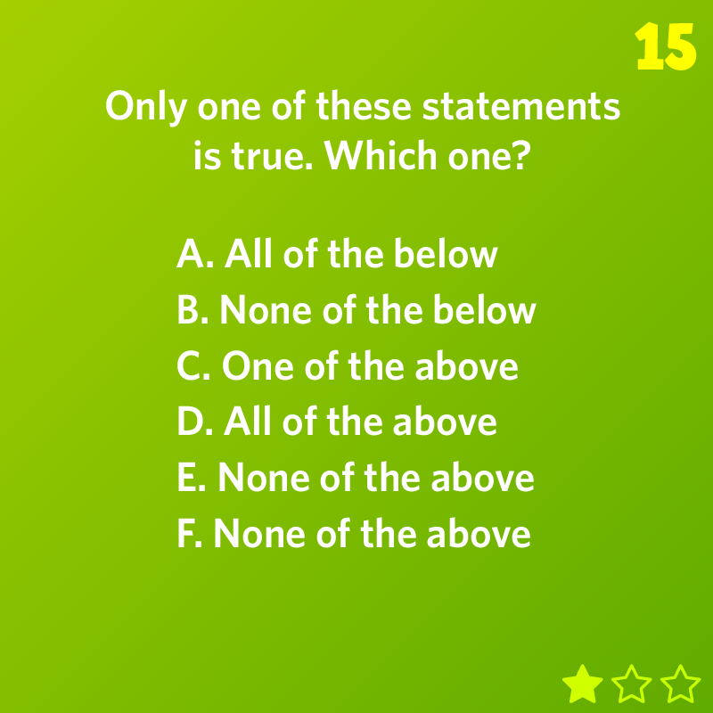 Puzzle 15 of 2021